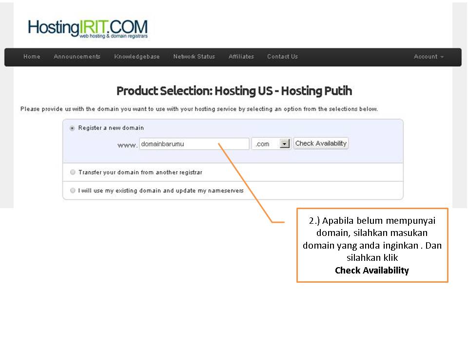 _Cara Order Domain dan Hosting di HostingIRIT dot COM (2)