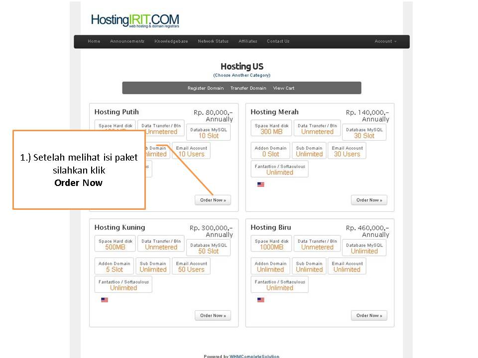 _Cara Order Domain dan Hosting di HostingIRIT dot COM